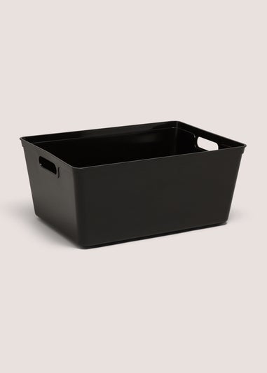 Black Large Storage Tray