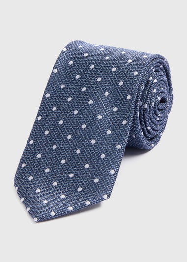 Taylor & Wright Blue Polka Dot Tie