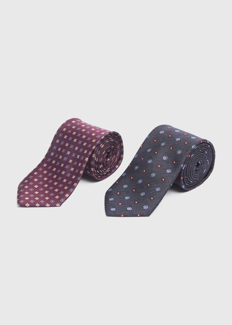2 Pack Taylor & Wright Geometric Tie