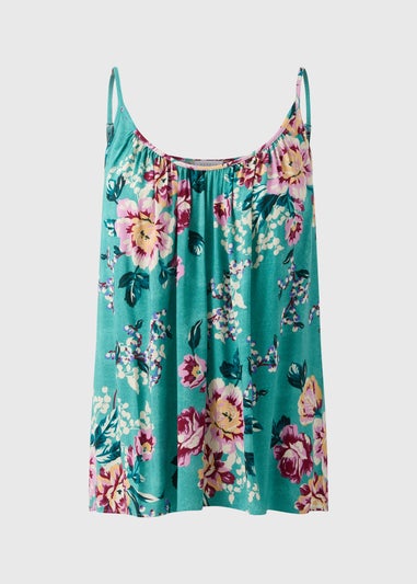 Multicolour Floral Print Cami Top