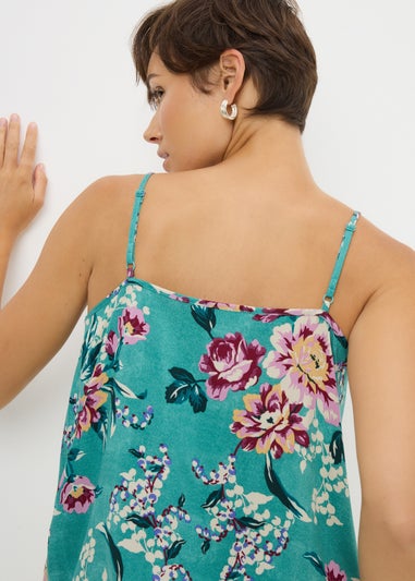 Multicolour Floral Print Cami Top