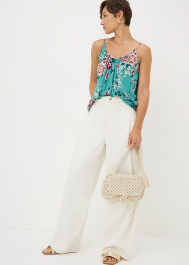 Multicolour Floral Print Cami Top