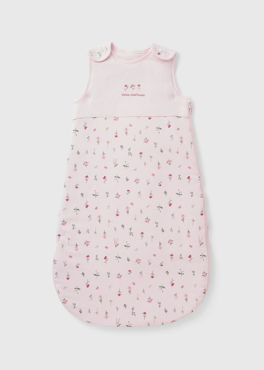 Baby Pink Floral Sleeping Bag (Newborn-18mths)