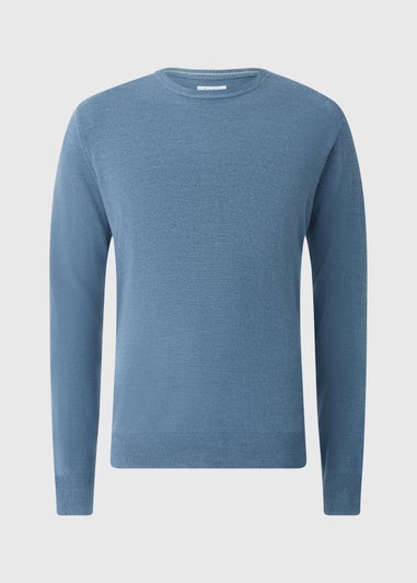 Blue Soft Touch Crew Jumper