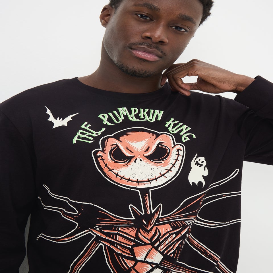 Family Jack Skellington Black Pyjama Set