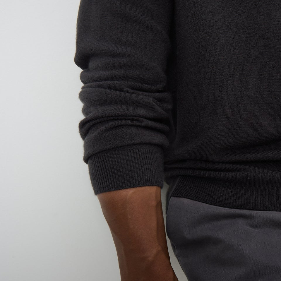 Black Soft Touch Crew Neck Jumper