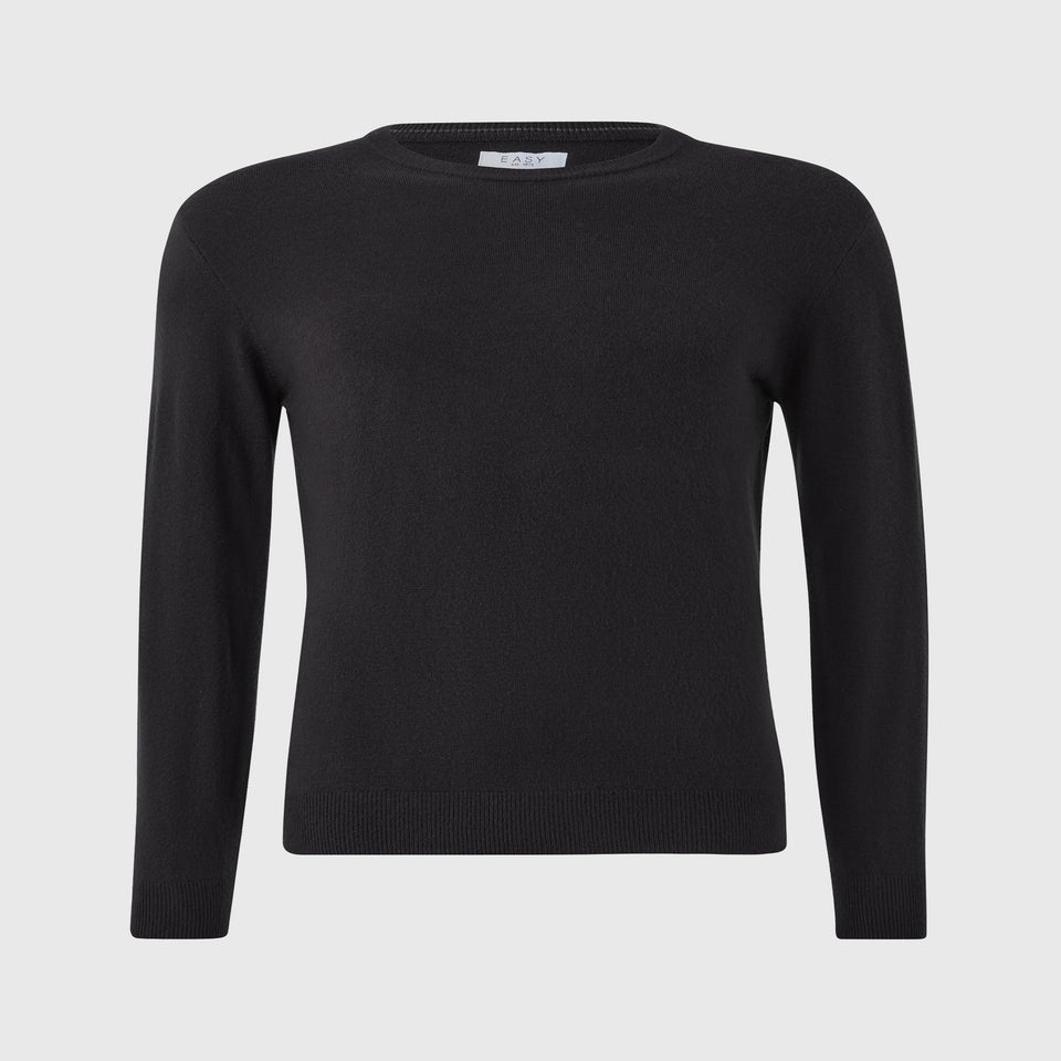 Black Soft Touch Crew Neck Jumper