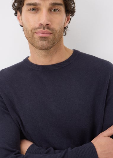 Navy Soft Touch Crew Neck Jumper