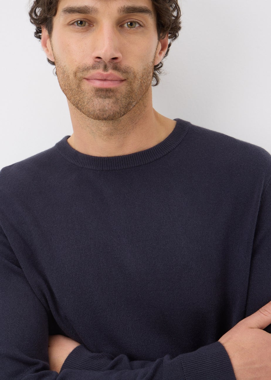 Navy Soft Touch Crew Neck Jumper