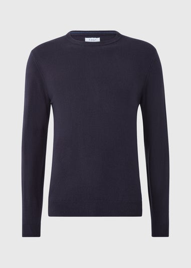 Navy Soft Touch Crew Neck Jumper