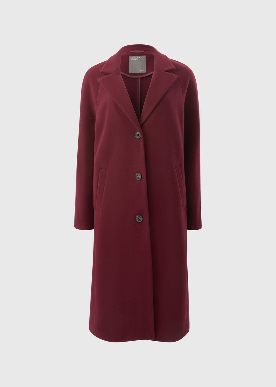 Burgundy Smart Coat