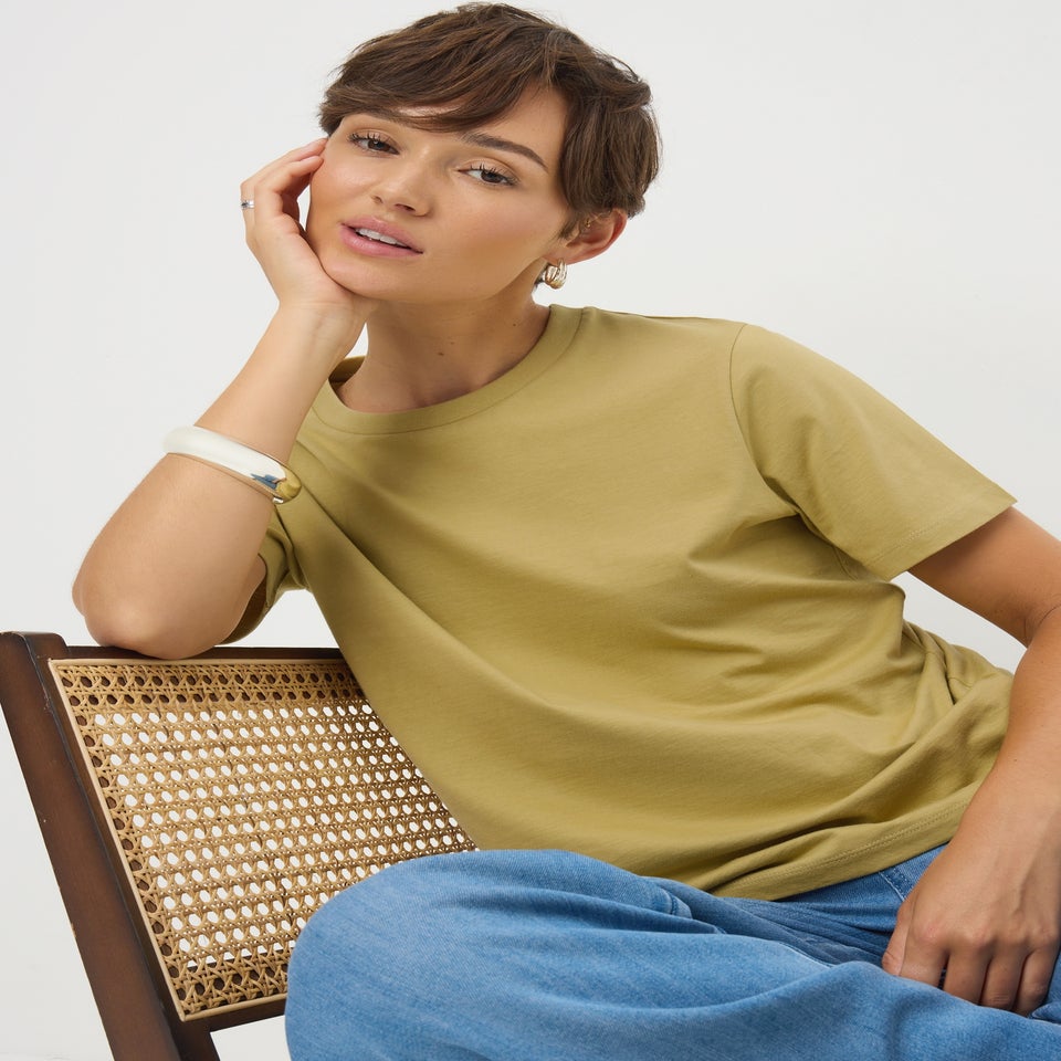 Green Regular Fit T-Shirt