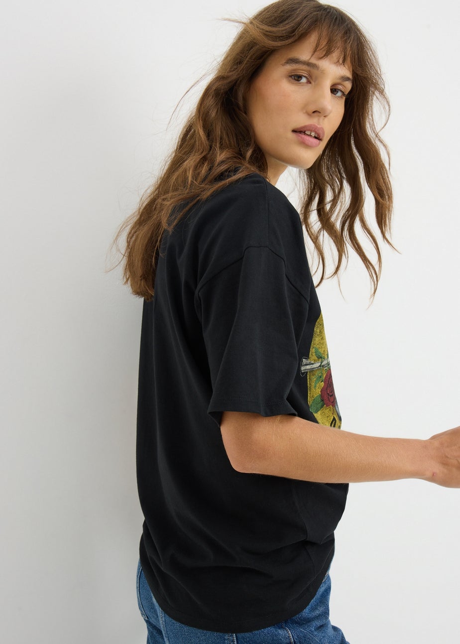 Guns N Roses Black Boyfriend T-Shirt