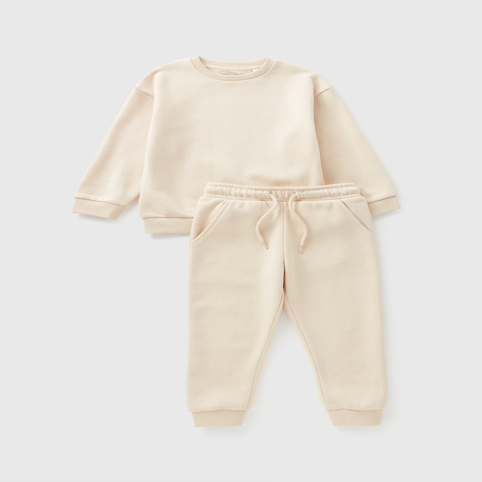 Boys Stone Sweatshirt & Jogging Bottom Set (1-7yrs)