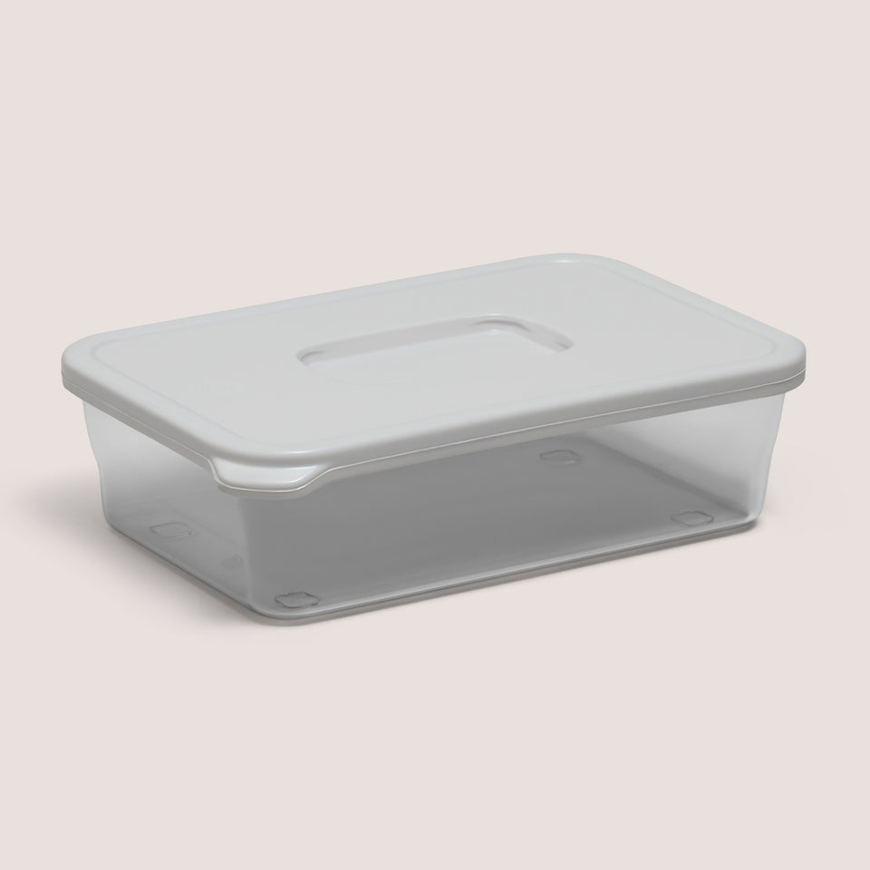 Grey Lunch Box