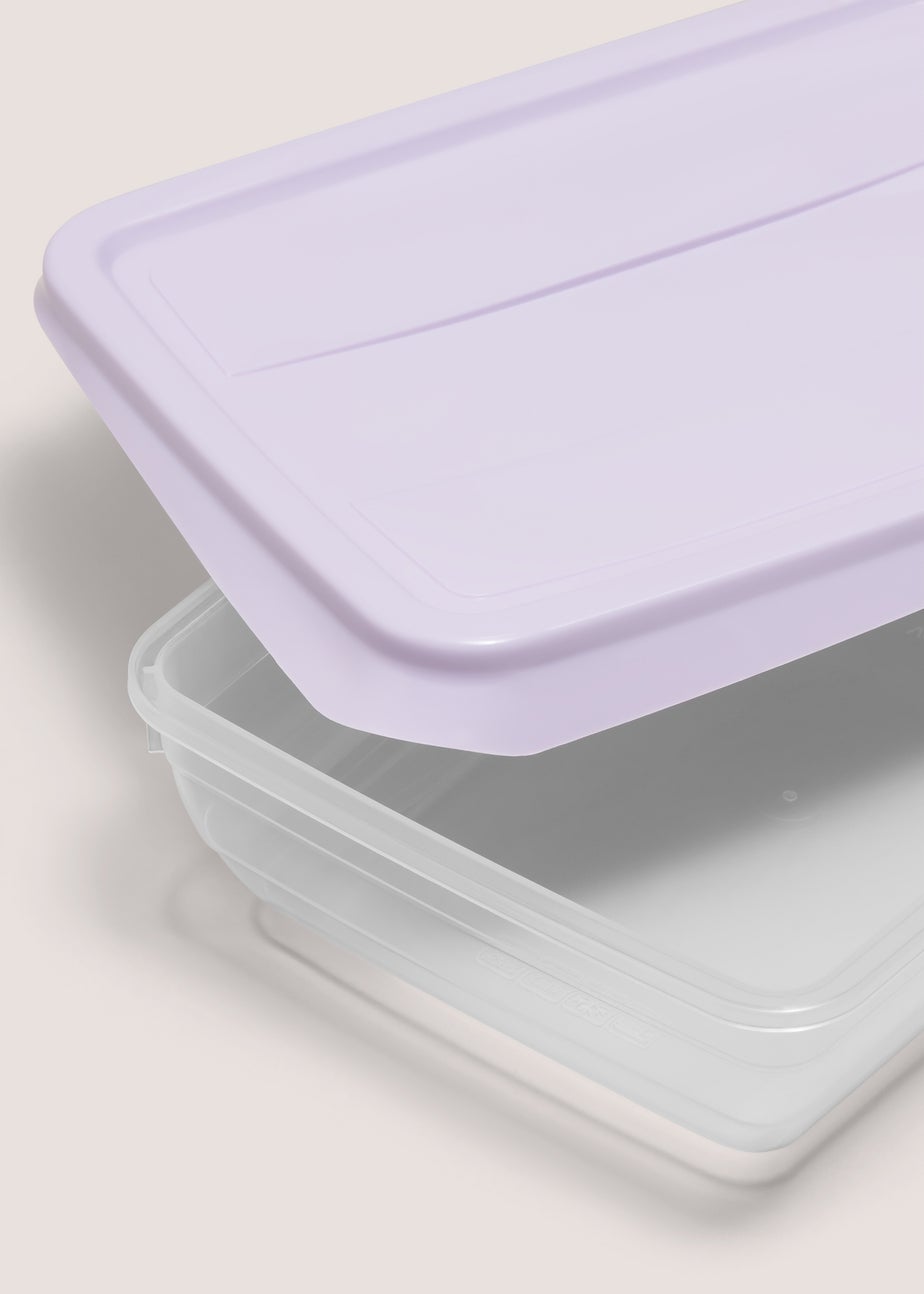 4 Pack Purple Food Containers