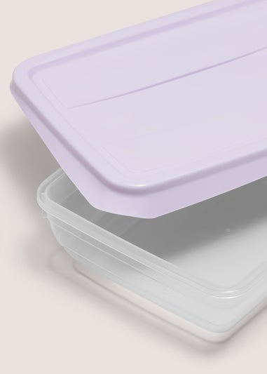 4 Pack Purple Food Containers