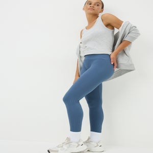 Blue Seamless Leggings