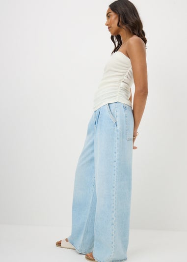 Cream Textured Bandeau