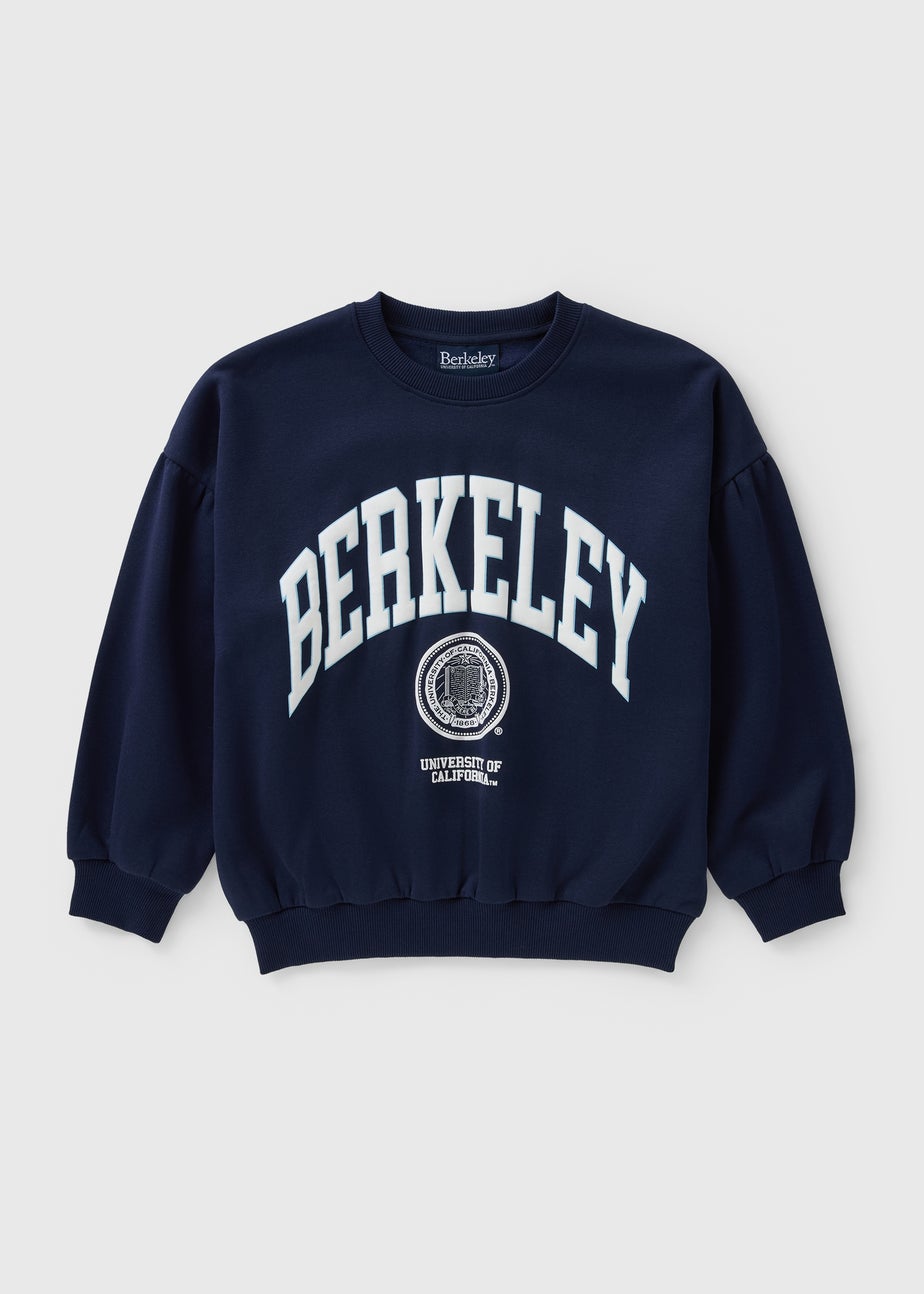 Girls Navy Berkeley Sweatshirt (8-13yrs)