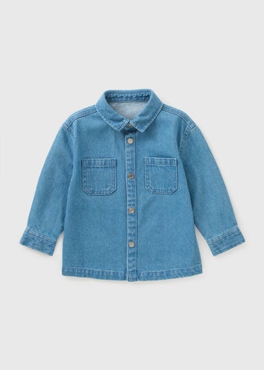 Boys Blue Denim Shacket
