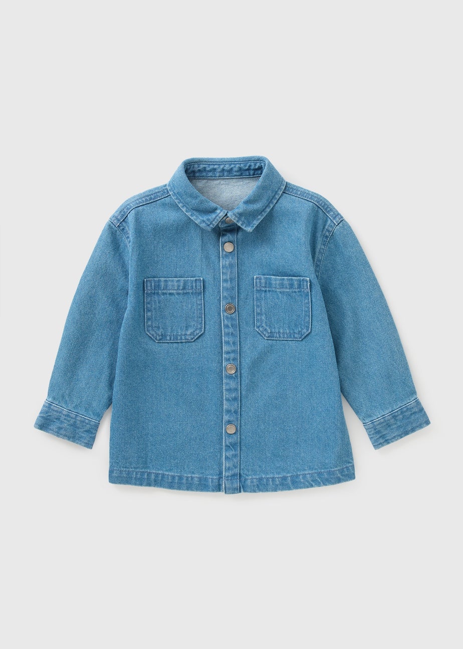 Boys Blue Denim Shacket