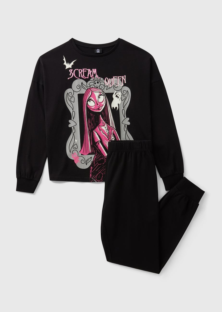 Nightmare Before Christmas Black Sally Skellington Pyjama Set