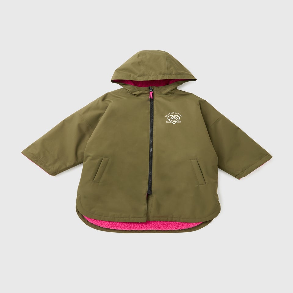Girls Khaki Waterproof Changing Robe (3-13yrs)