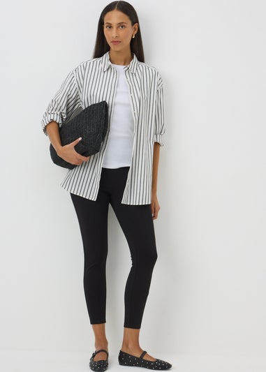 Black Ponte Leggings