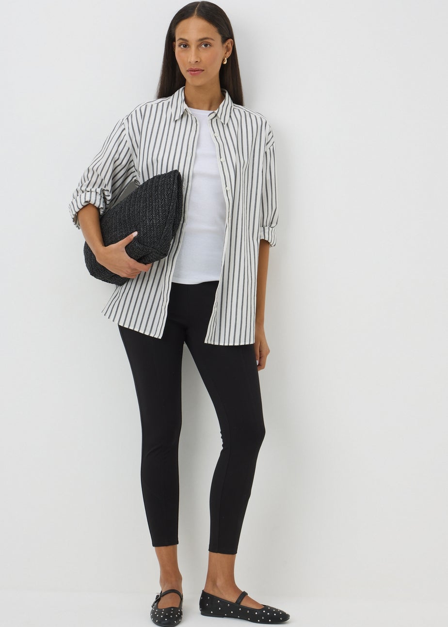 Black Ponte Leggings