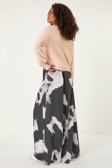 Roman Pink Fluffy Long Sleeve Knit Jumper