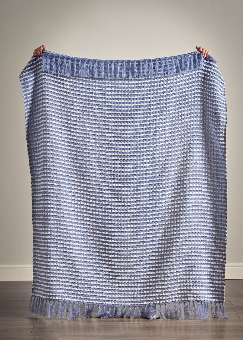 Catherine Lansfield Stab Stitch Blanket Throw (125x150cm)