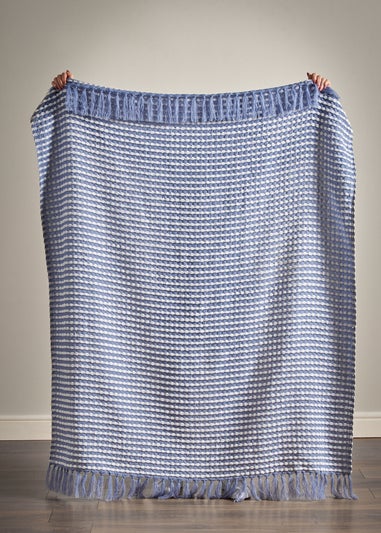 Catherine Lansfield Stab Stitch Blanket Throw (125x150cm)