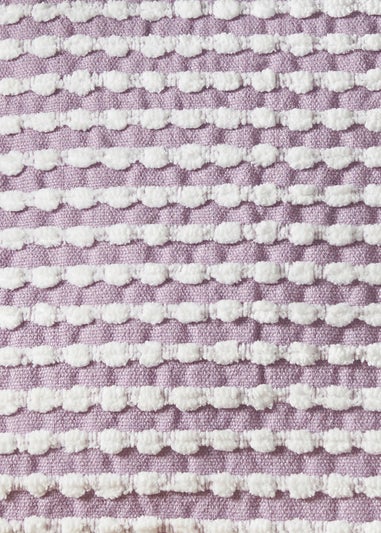 Catherine Lansfield Stab Stitch 43x43cm Cushion Lilac