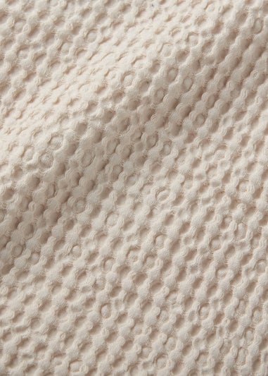 Pineapple Elephant Jaipur Chunky Waffle Cotton 30x50cm Cushion Natural