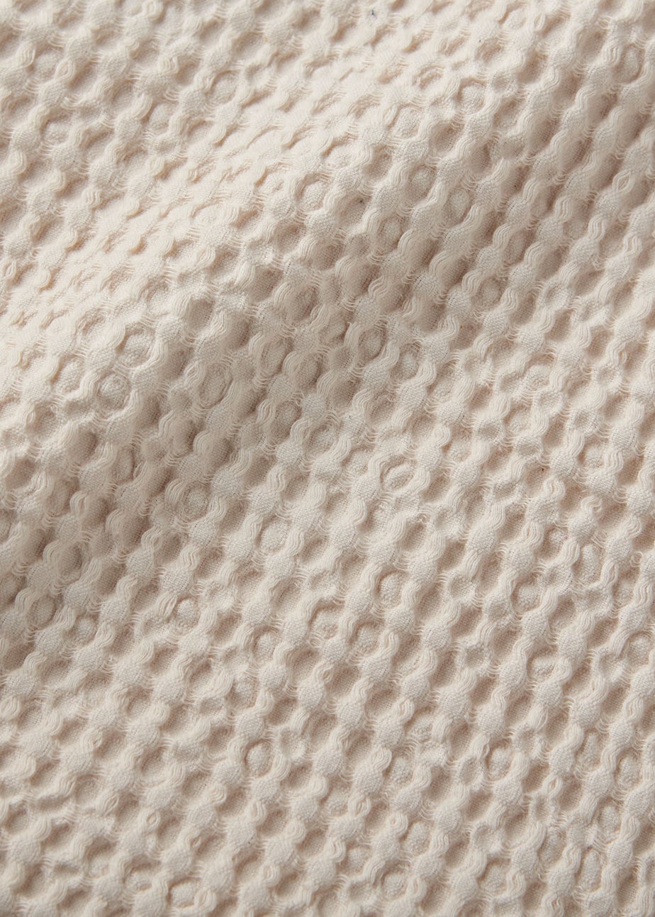 Pineapple Elephant Jaipur Chunky Waffle Cotton 30x50cm Cushion Natural