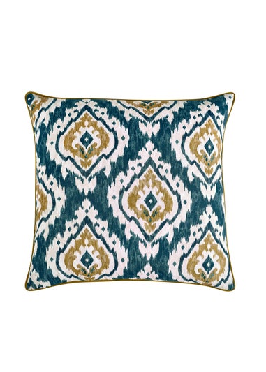Pineapple Elephant Suri Geo 55x55cm Cushion Teal Green
