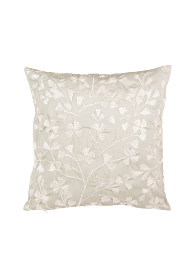 Catherine Lansfield Brooke Floral 45x45cm Cushion Natural