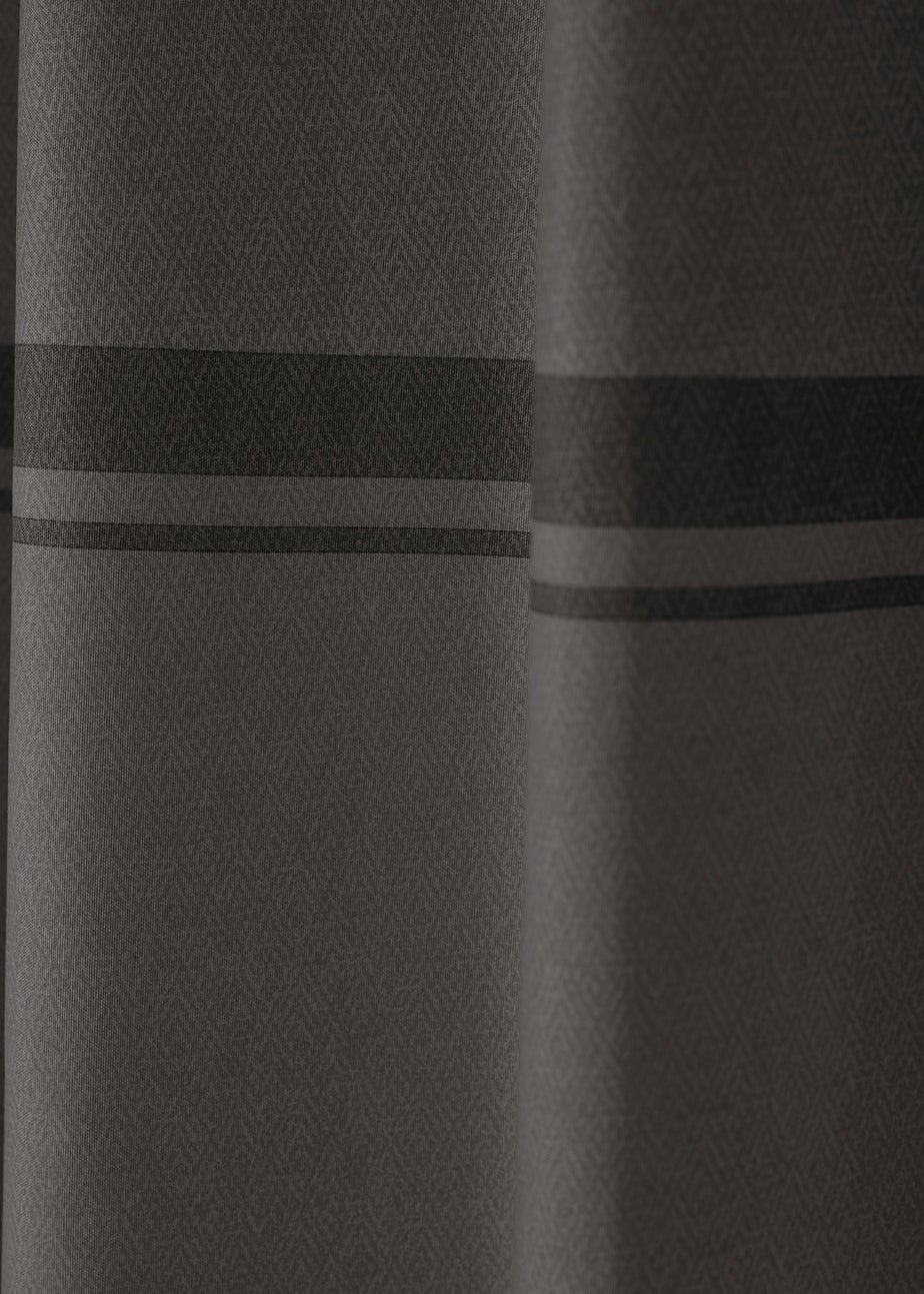 Catherine Lansfield Melville Lined Eyelet Curtains Grey