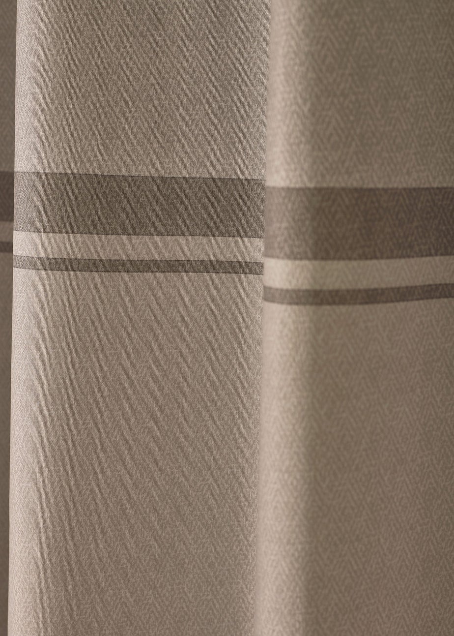 Catherine Lansfield Melville Lined Eyelet Curtains Natural