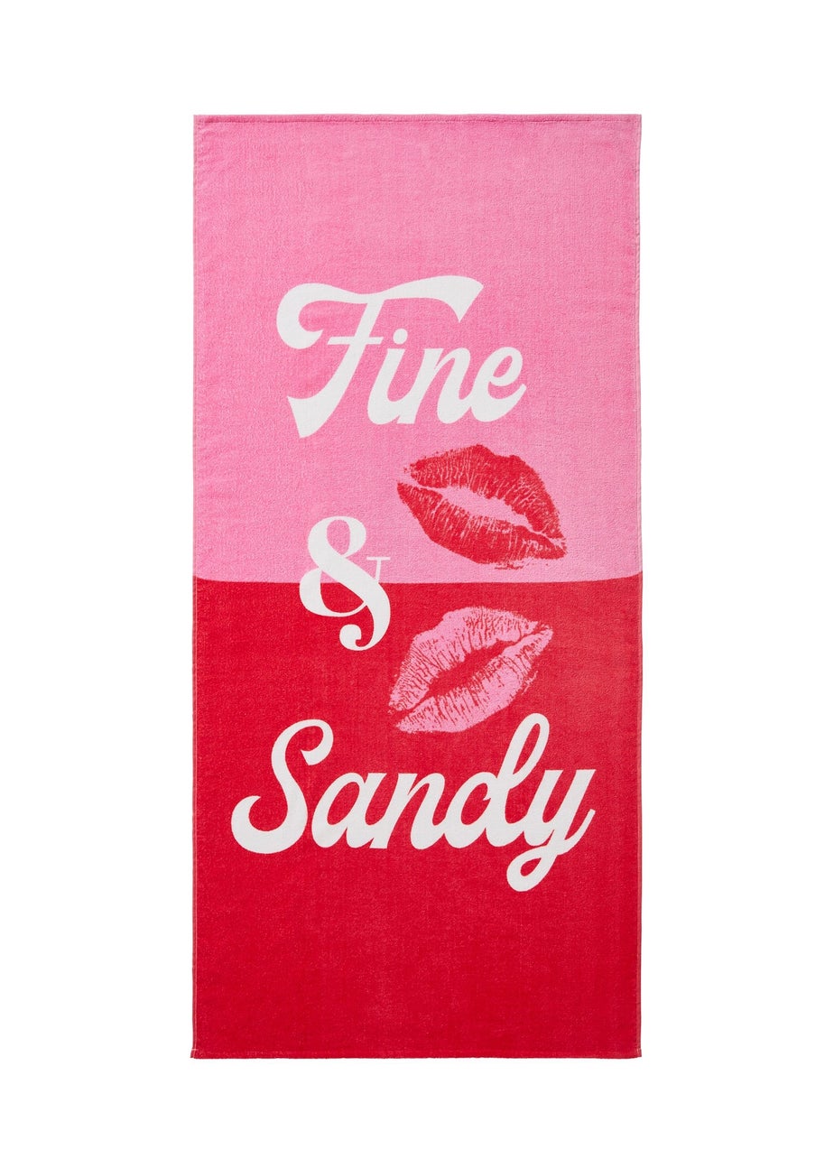Sassy B Fine and Sandy Cotton Beach Towel