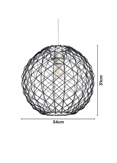 BHS Ecton Wire Ball Easyfit Black (31cm x 34cm)