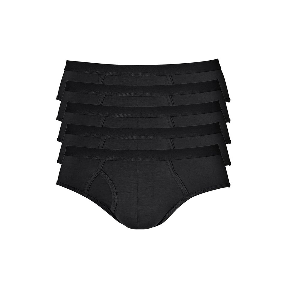 Cotton Traders Black 5 Pack Ultra Comfort Briefs