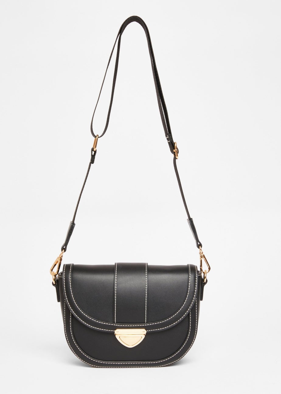 Quiz Black Cross Body Bag
