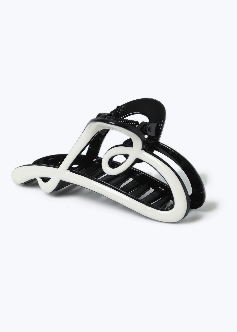 Muse Black Heart Claw Clip