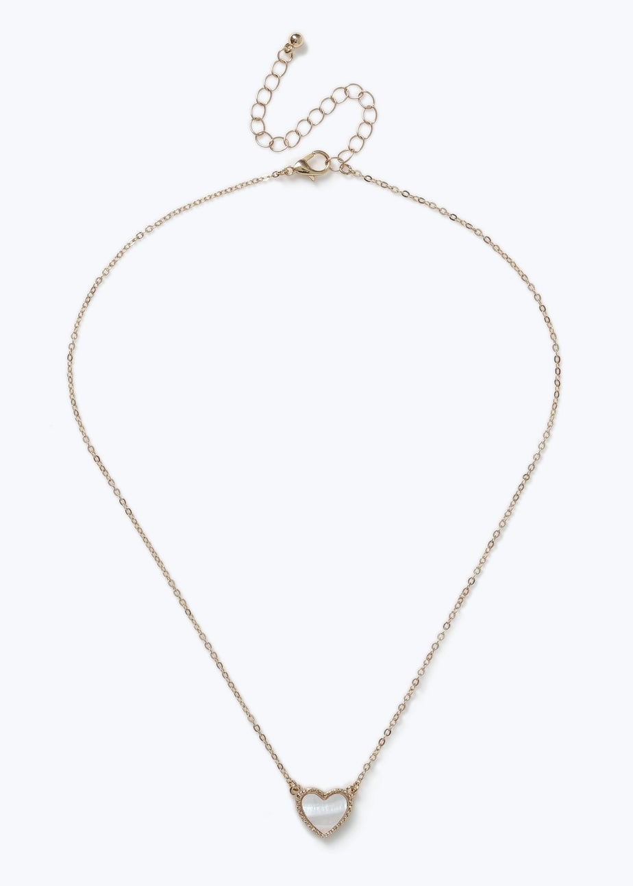 Muse Gold Heart Necklace