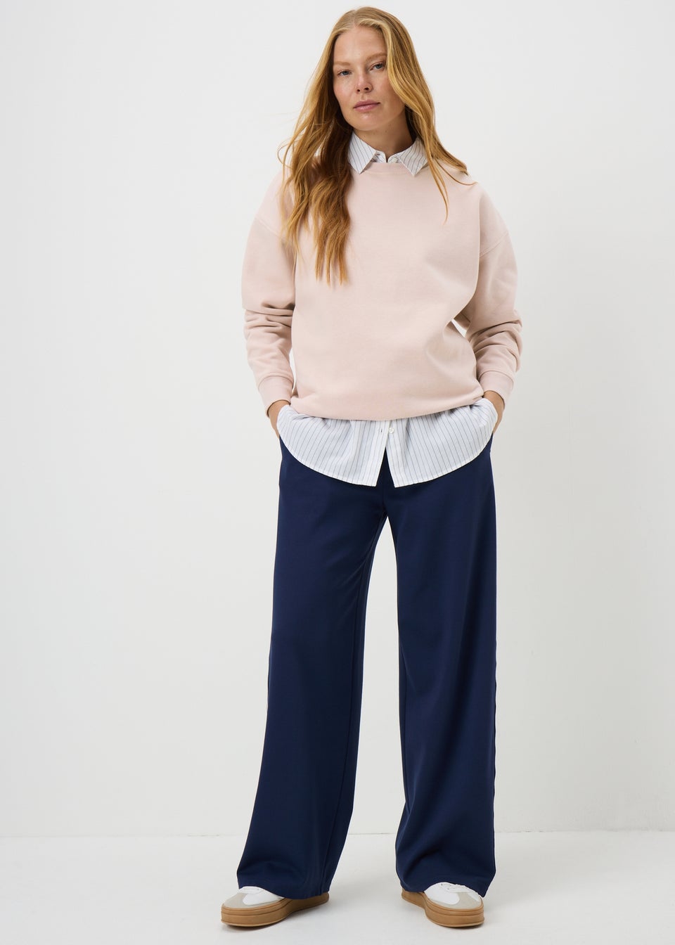 Pink Longline Sweatshirt