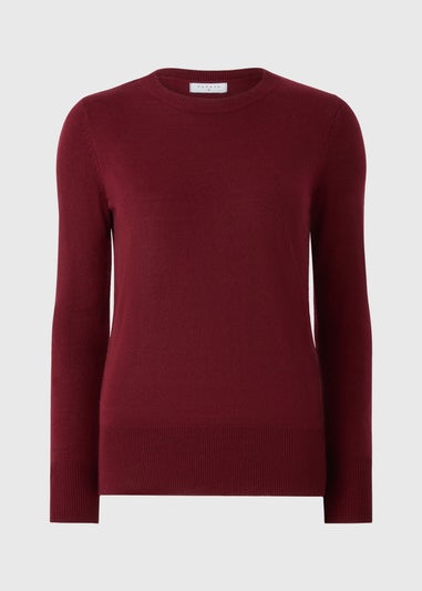 Burgundy Crew Neck Super Soft Jumper