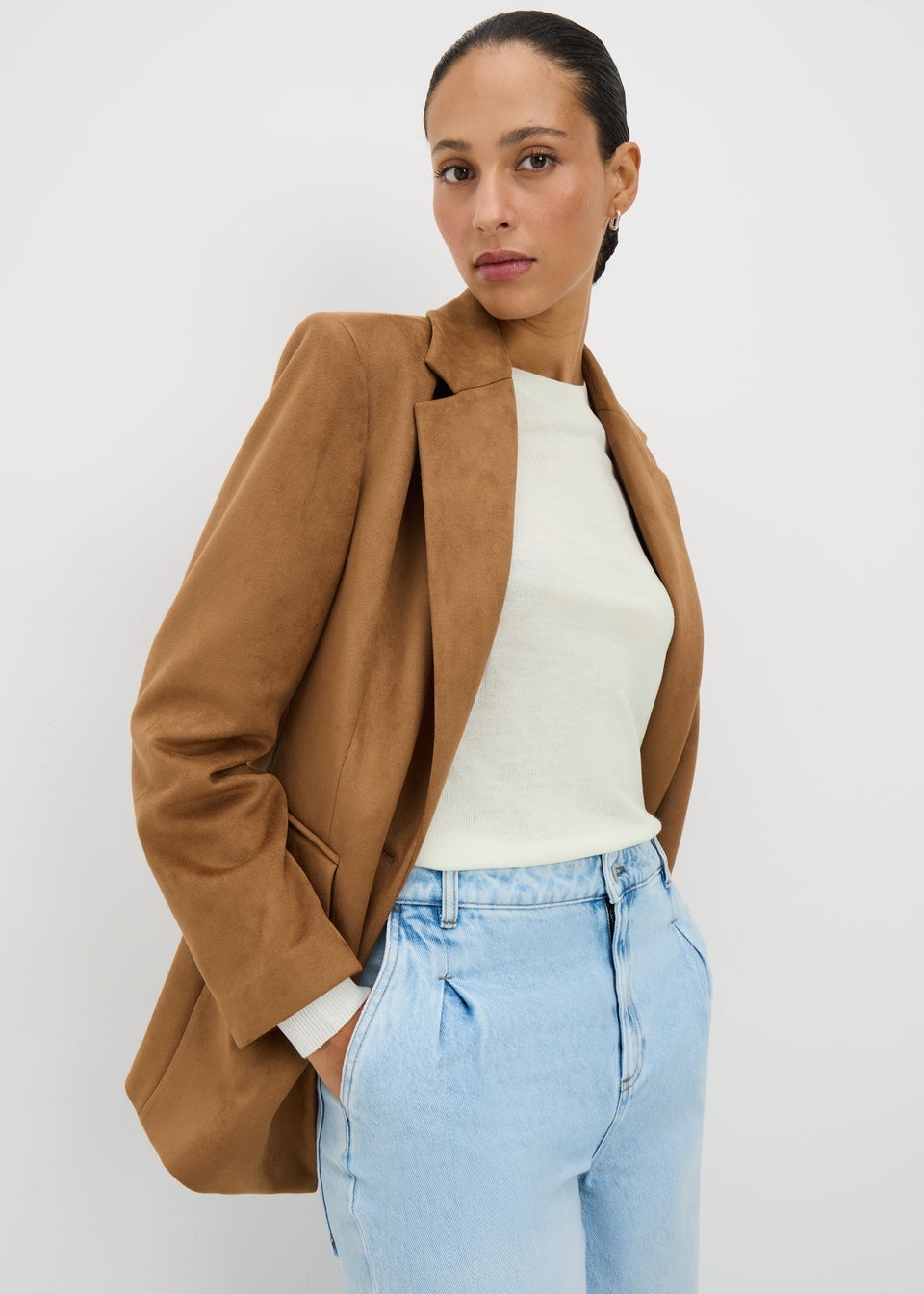 Cream Crew Neck Jumper