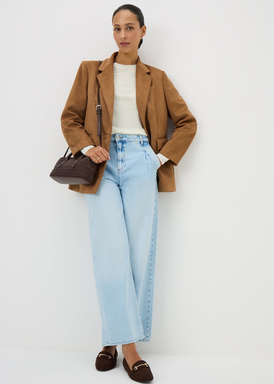 Cream Crew Neck Jumper